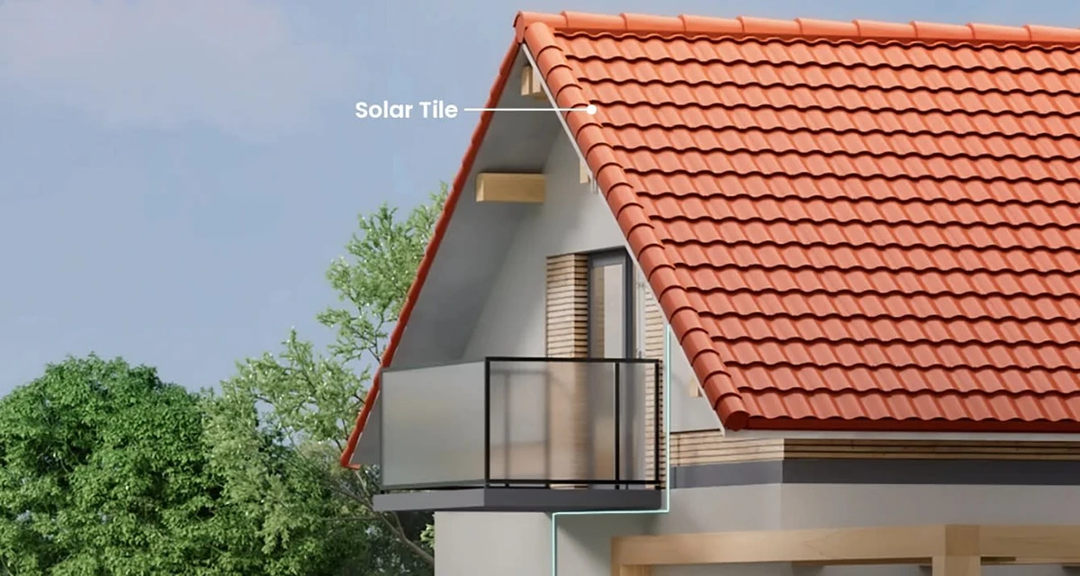 Jackery, a renewable energy company, unveiled its solar-powered roof tiles at CES 2025.