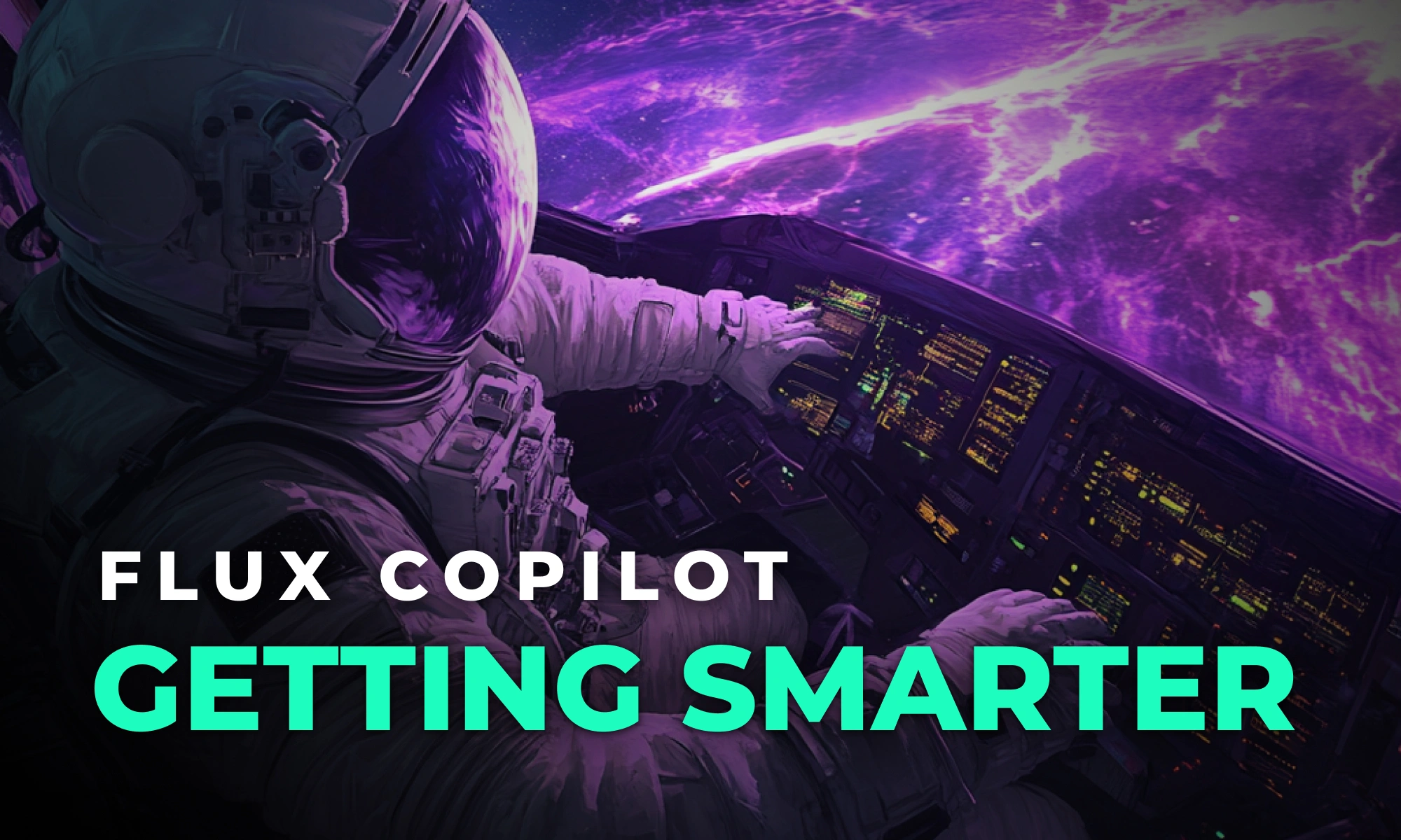 Flux copilot just got smarter, cleaner layouts, fewer bugs. An astronaut traversing the galaxy having full control.