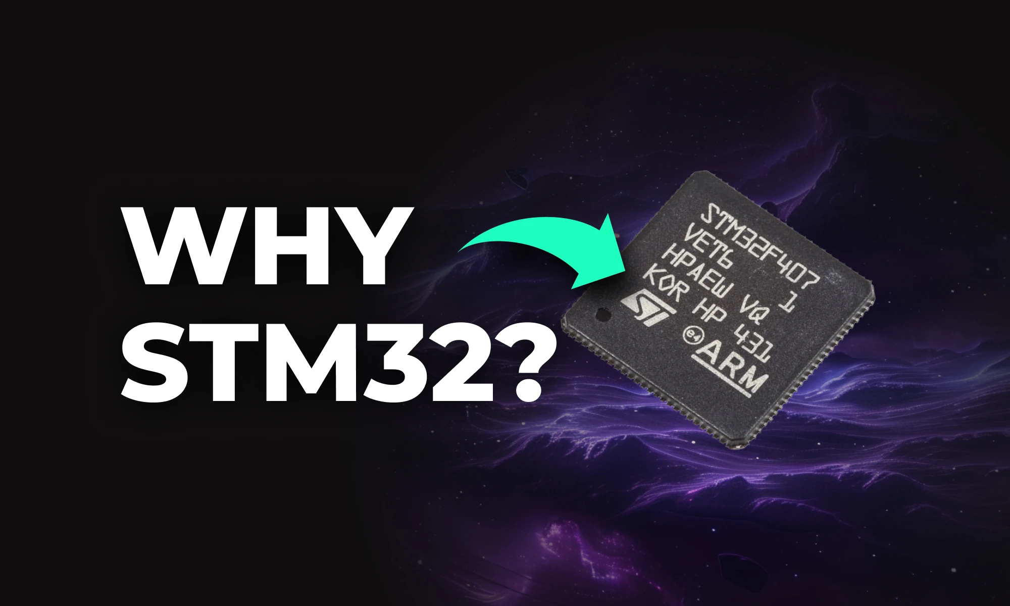 STM32 microcontroller chip overview – Why choose STM32? Discover STM32F4 ARM-based processors, optimized for performance with USB OTG, SWD, and UART support